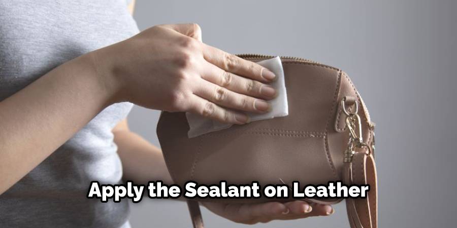 Apply the Sealant on Leather