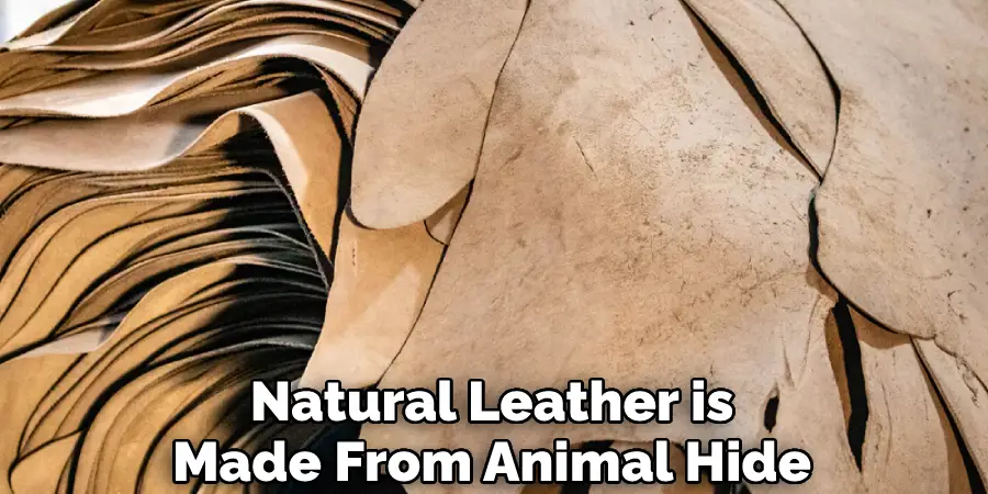 Natural Leather is
Made From Animal Hide