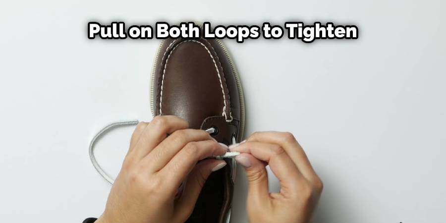 Pull on Both Loops to Tighten