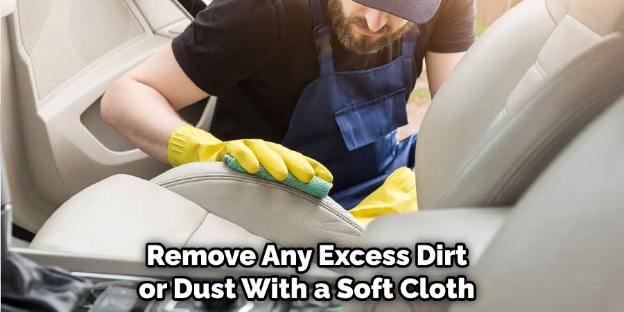 Removing Any Excess Dirt or Dust With a Gentle Brush