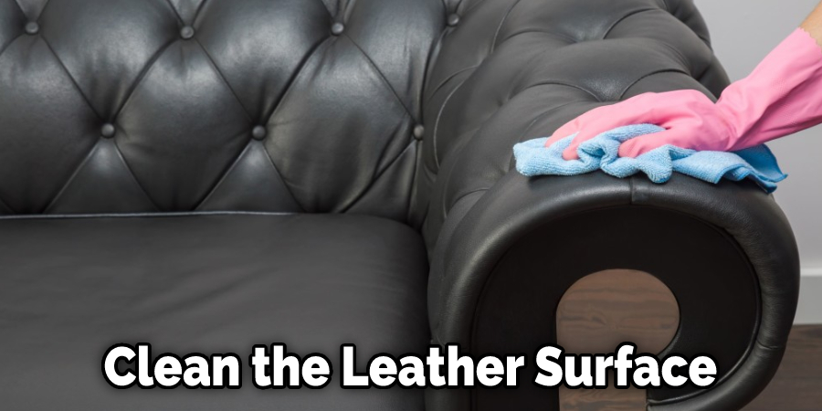 Clean the Leather Surface