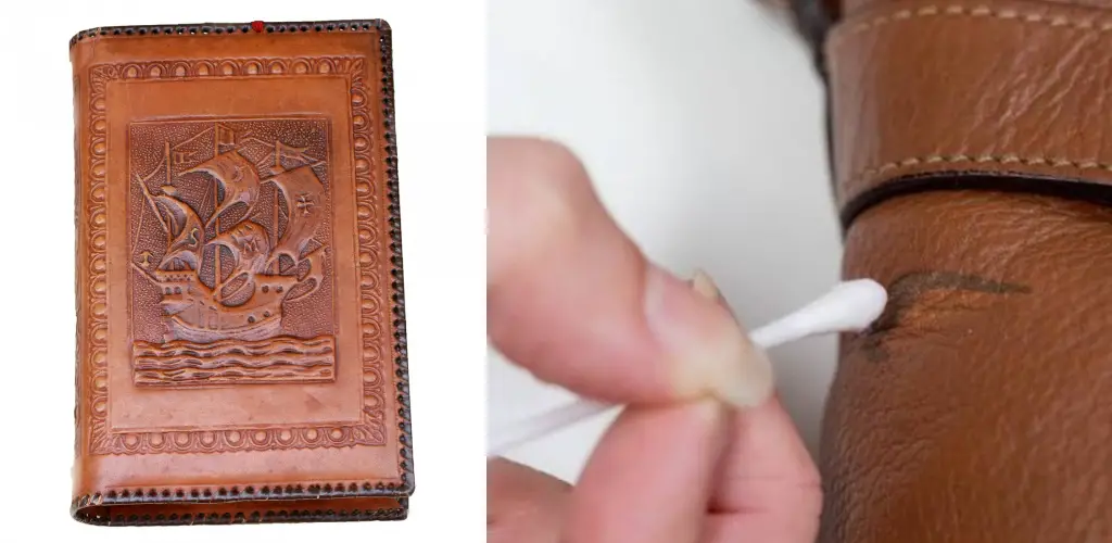 how to remove embossing from leather