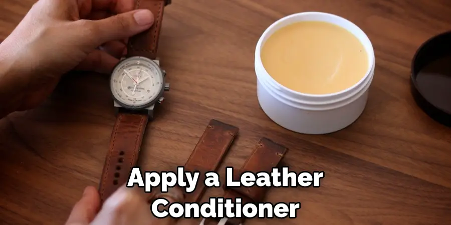 Apply a Leather Conditioner 