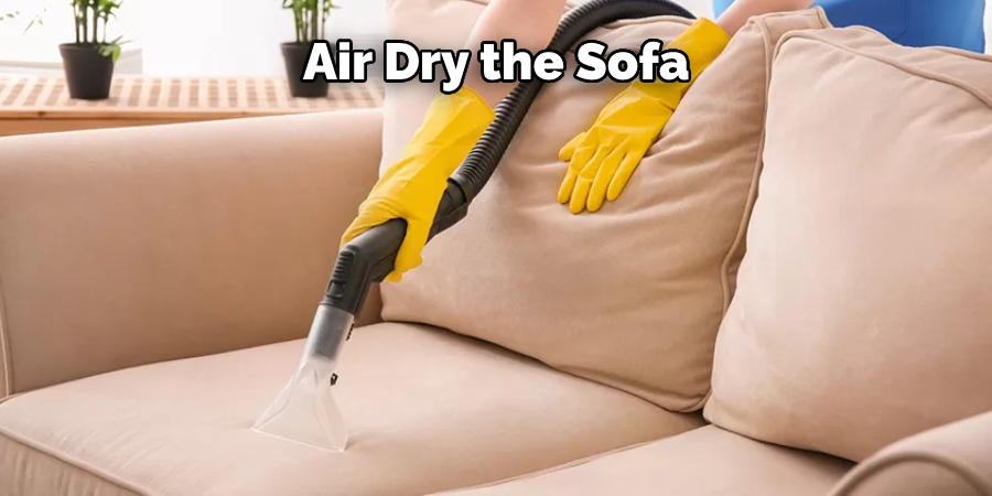 Air Dry the Sofa