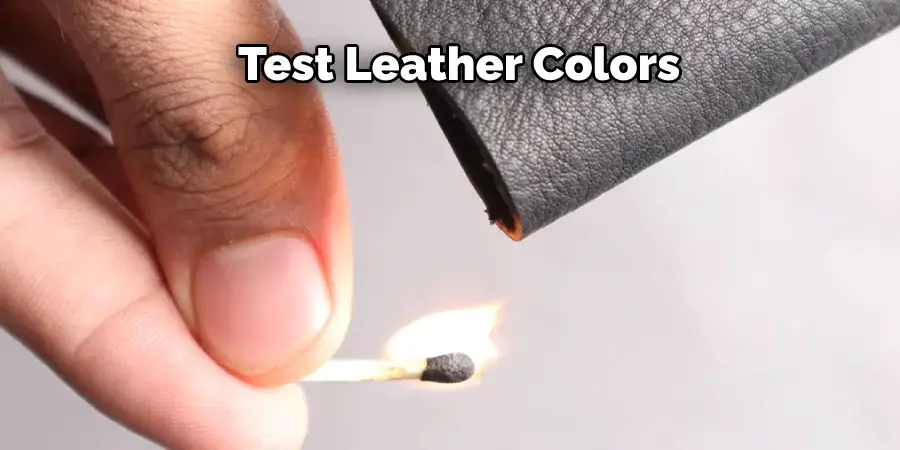 Test Leather Colors
