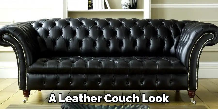 A Leather Couch Look