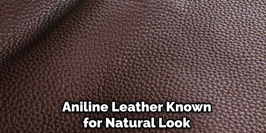 Aniline Leather Known for Natural Look