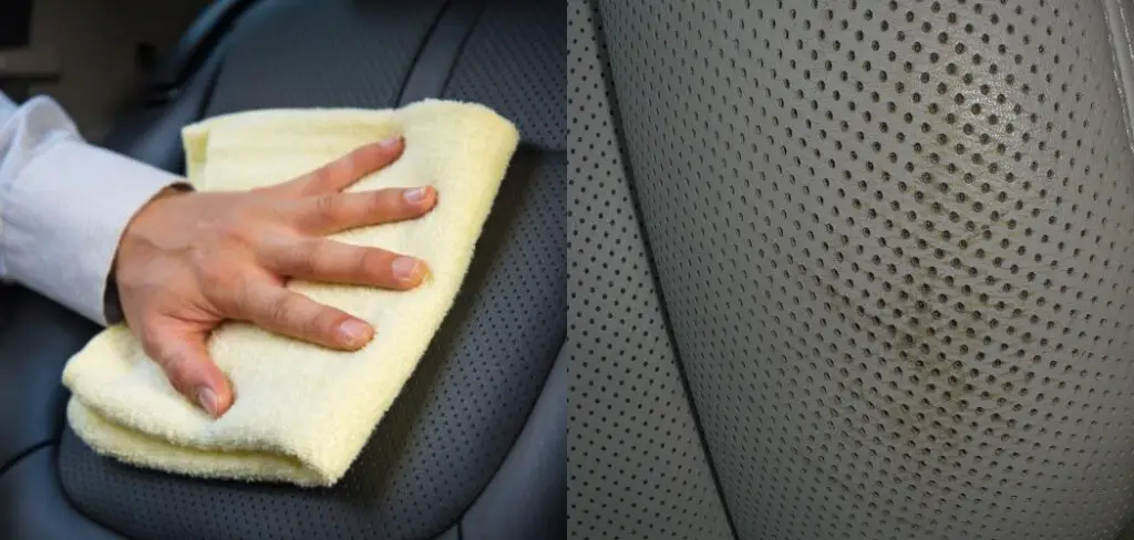 How to Clean Leather Seats with Holes