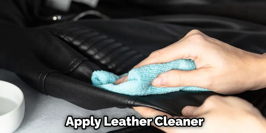 Apply Leather Cleaner