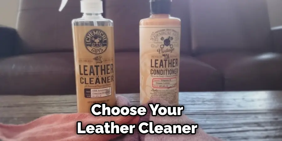Choose Your Leather Cleaner