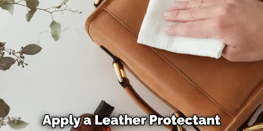Apply a Leather Protectant