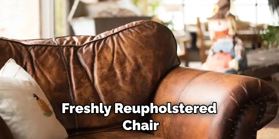 Freshly Reupholstered Chair