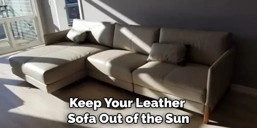 Keep Your Leather Sofa Out of the Sun