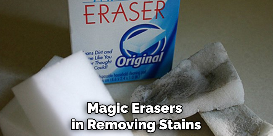 Magic Erasers in Removing Stains