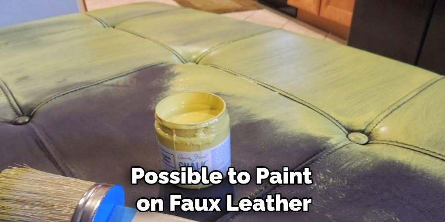 Possible to Paint on Faux Leather