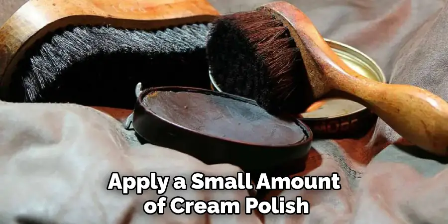 Apply a Small Amount of Cream Polish