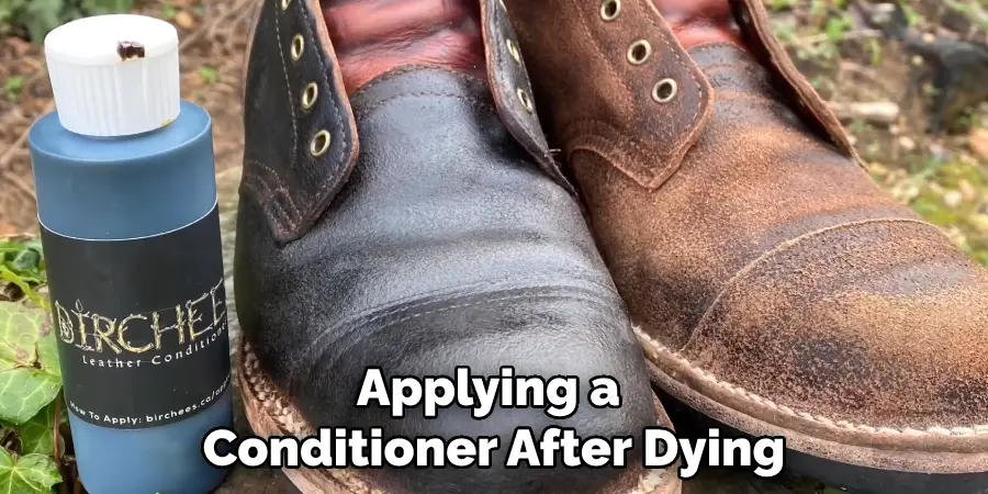 Applying a Conditioner After Dying