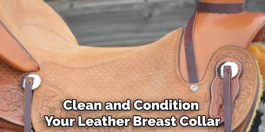 Clean and Condition Your Leather Breast Collar