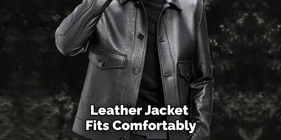 Leather Jacket Fits Comfortably