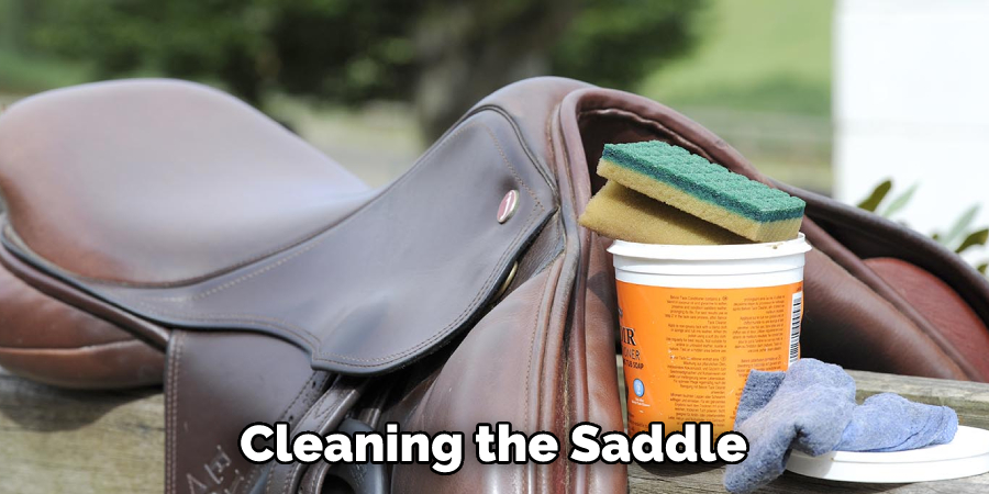 Cleaning the Saddle