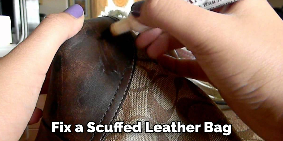 Fix a Scuffed Leather Bag