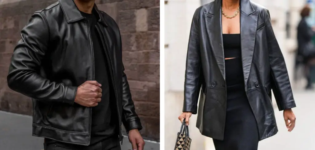 How to Style Black Leather Blazer