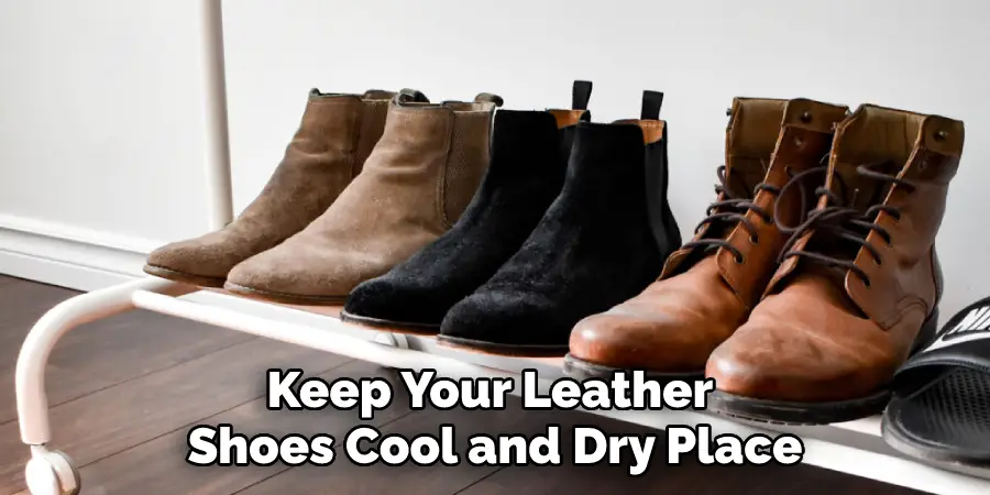 Keep Your Leather Shoes Cool and Dry Place