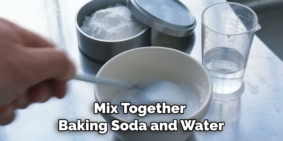 Mix Together Baking Soda and Water