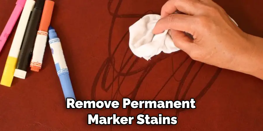 Remove Permanent Marker Stains