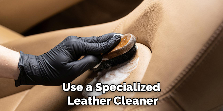 Use a Specialized Leather Cleaner