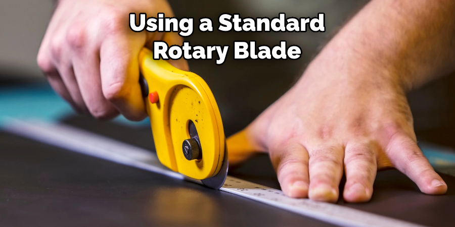Using a Standard Rotary Blade