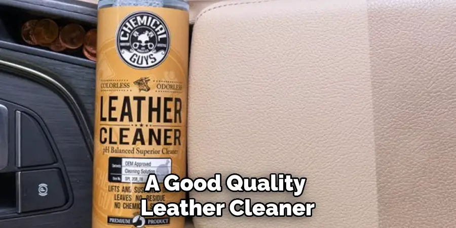 A Good Quality Leather Cleaner