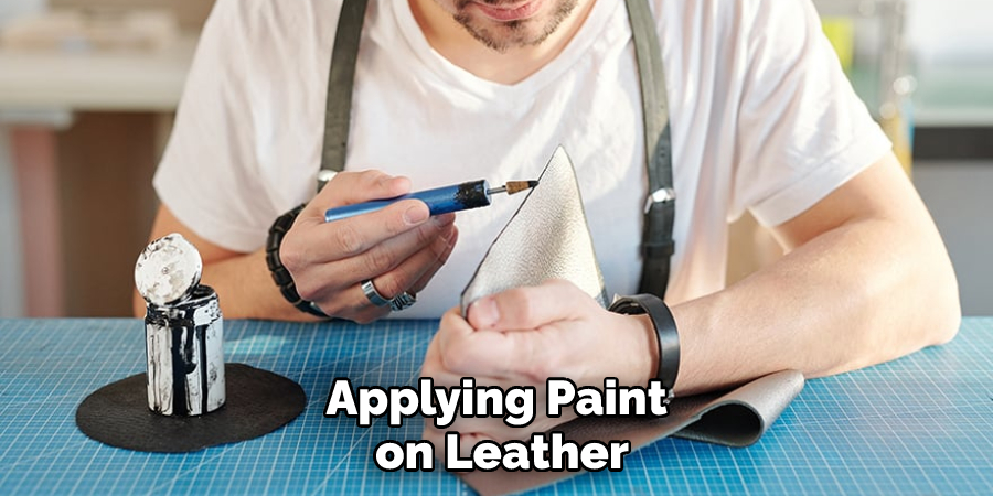 Applying Paint on Leather