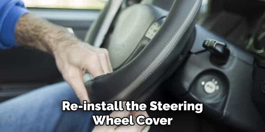  Re-install the Steering Wheel Cover