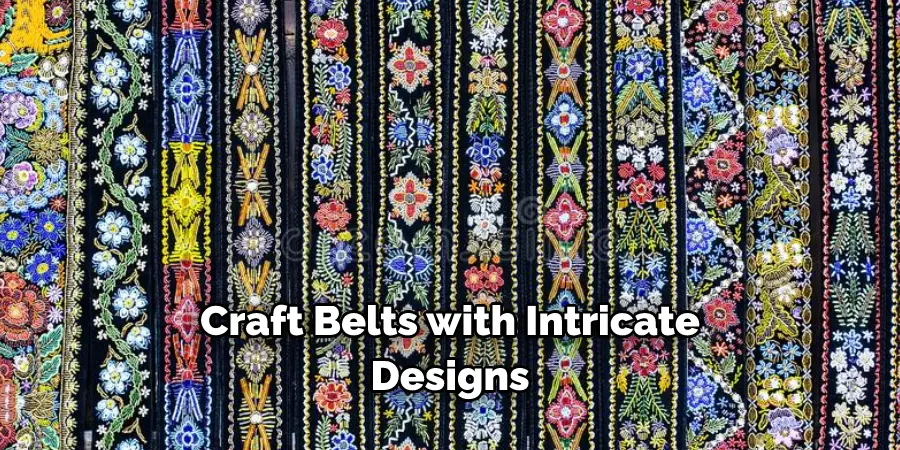 Craft Belts with Intricate Designs