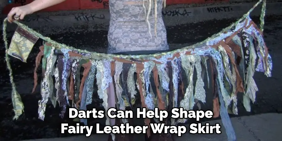 Darts Can Help Shape Fairy Leather Wrap Skirt