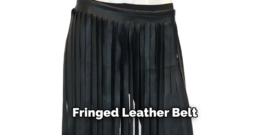 Fringed Leather Belt