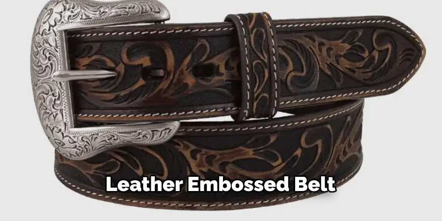 Leather Embossed Belt