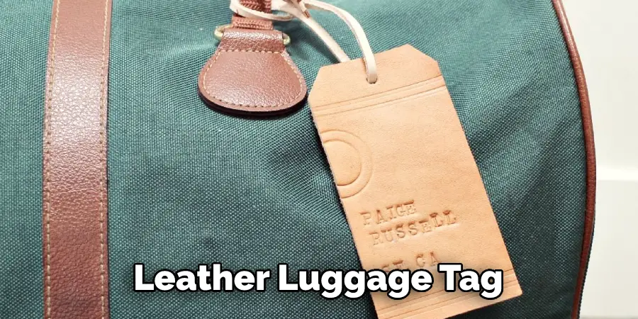 Leather Luggage Tag