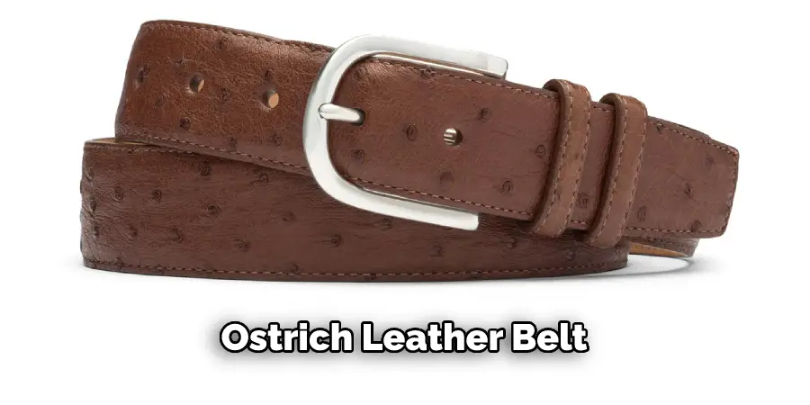 Ostrich Leather Belt