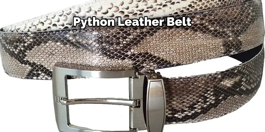 Python Leather Belt