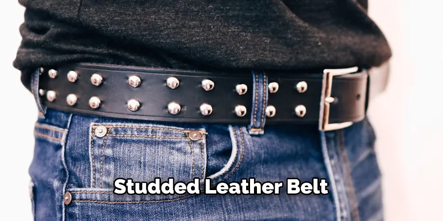 Studded Leather Belt