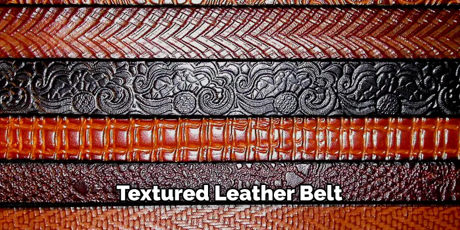 Textured Leather Belt