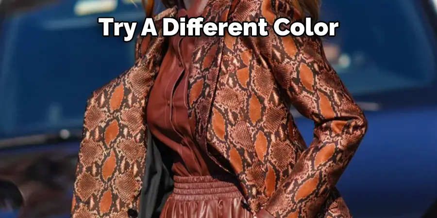 Try A Different Color