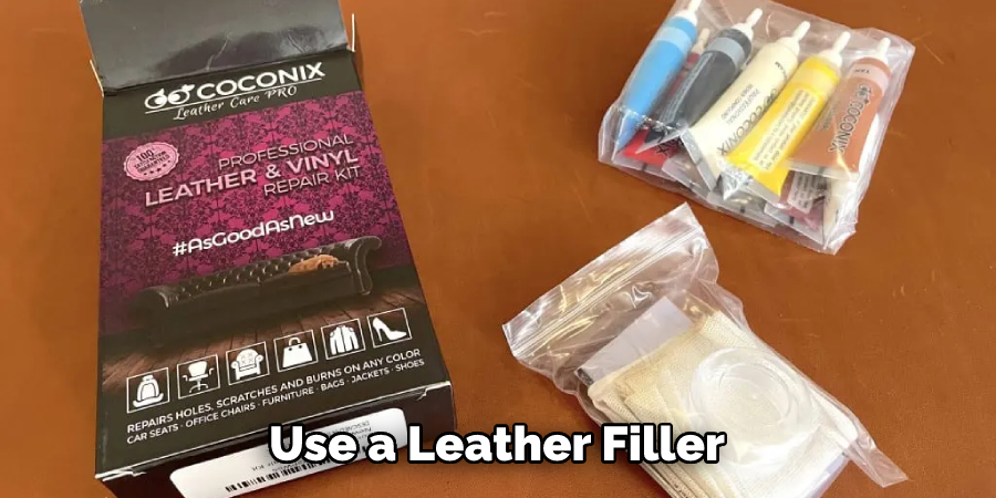 Use a Leather Filler