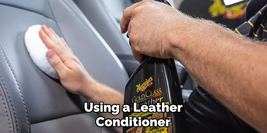 Using a Leather Conditioner