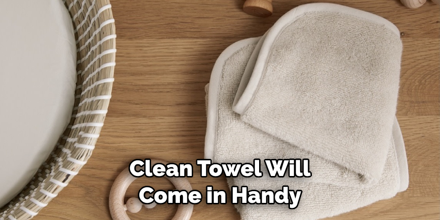 Clean Towel Will Come in Handy