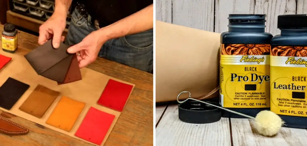 How to Use Fiebing's Leather Dye