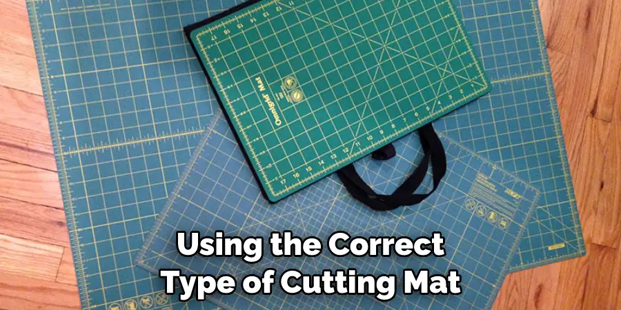 Using the Correct Type of Cutting Mat