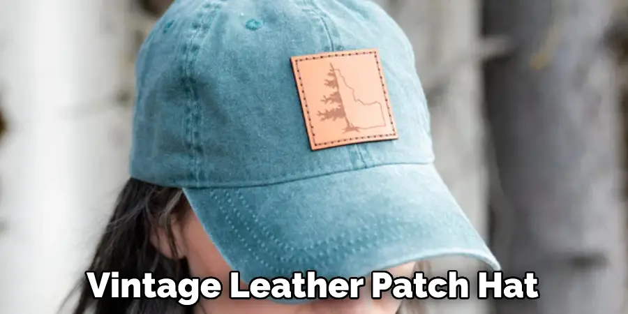 Vintage Leather Patch Hat